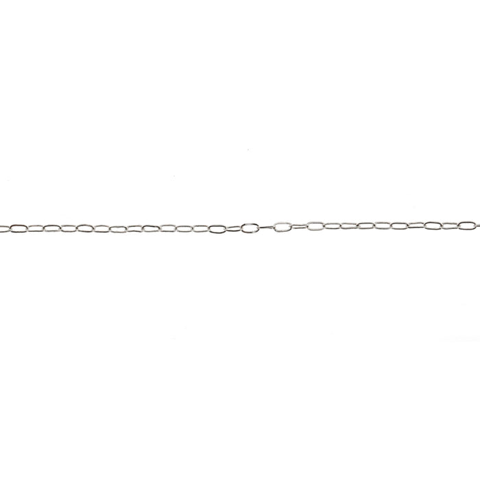 Myron Toback Inc. Sterling Silver 0.7MM Flat Drawn Cable Chain