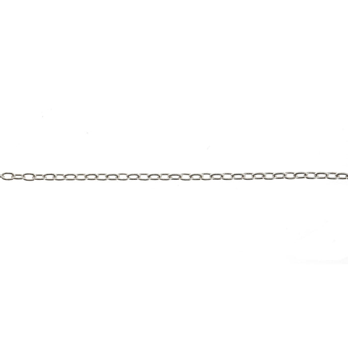 Sterling Silver 1.1MM Drawn Cable Chain  Myron Toback Inc. Sterling Silver 1.1MM Drawn Cable Chain