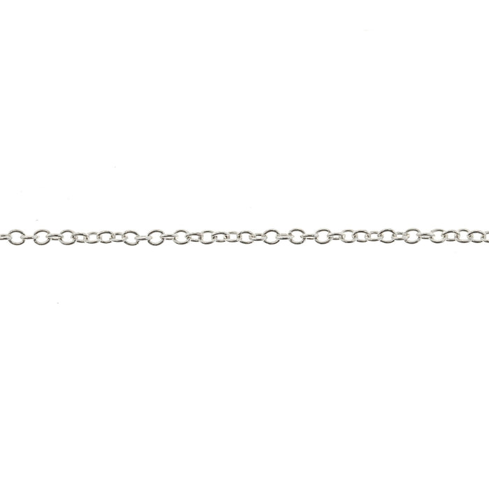 Sterling Silver 1.3MM Cable Chain  Myron Toback Inc. Sterling Silver 1.3MM Cable Chain