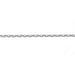 Sterling Silver 1.3MM Diamond Cut Cable Chain  Myron Toback Inc. Sterling Silver 1.3MM Diamond Cut Cable Chain