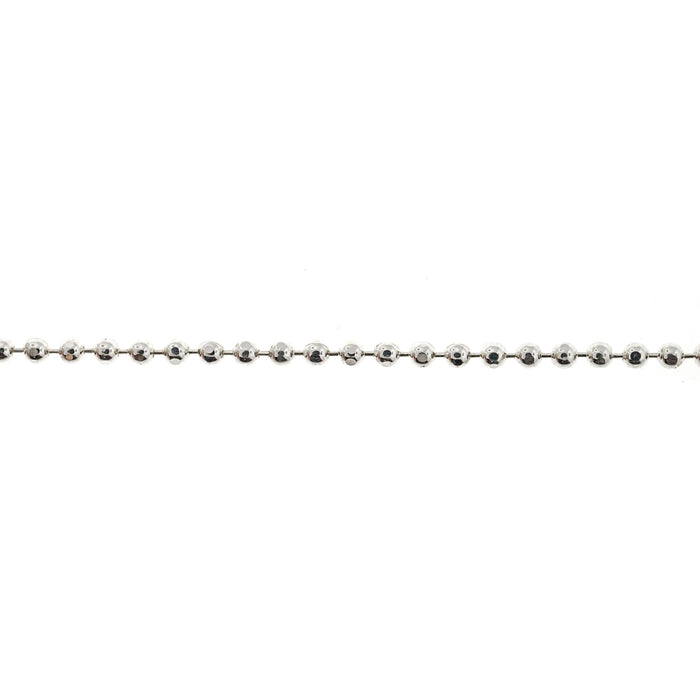 Myron Toback Inc. Sterling Silver 1.5MM Diamond Cut Ball Chain
