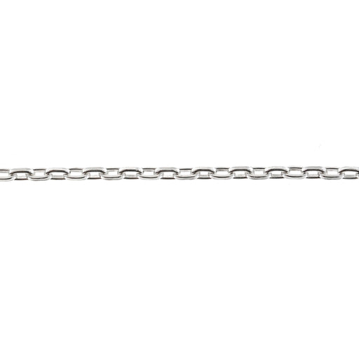 Myron Toback Inc. Sterling Silver 1.9MM Fancy Square Cable Chain