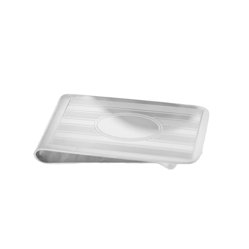 Myron Toback Inc. Sterling Silver 1" Wide Money Clip