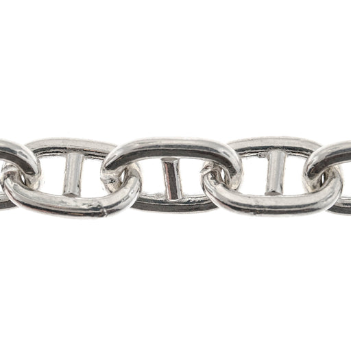 Sterling Silver 10.5MM Anchor Chain  Myron Toback Inc. Sterling Silver 10.5MM Anchor Chain