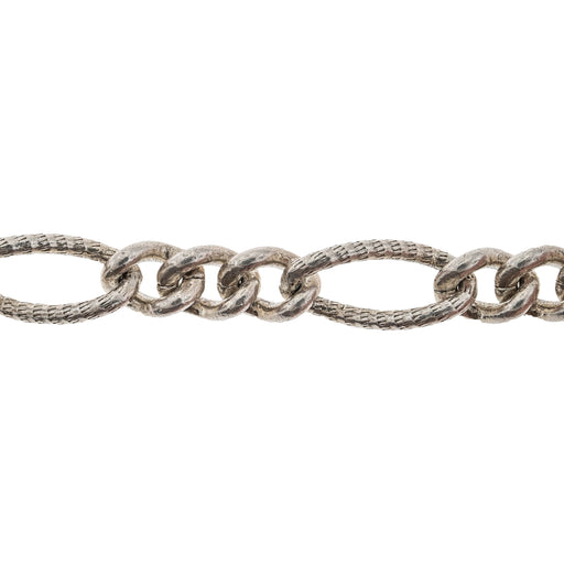 Myron Toback Inc. Sterling Silver 10.5MM Figaro Chain