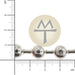 Myron Toback Inc. Sterling Silver 10MM Ball Chain