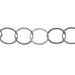 Sterling Silver 10MM Flat Cable Chain  Myron Toback Inc. Sterling Silver 10MM Flat Cable Chain
