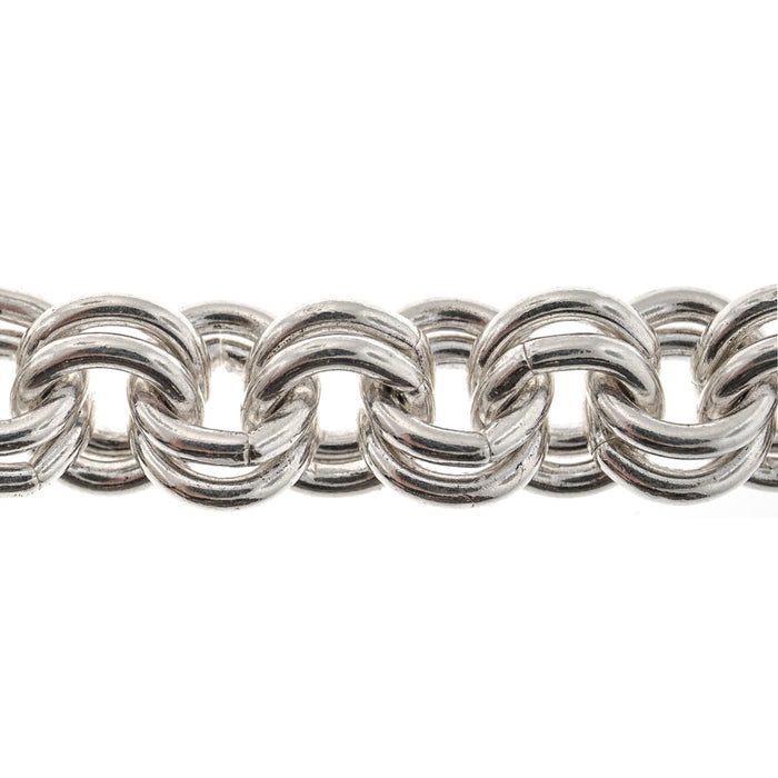 Sterling Silver 11MM Double Link Cable Chain  Myron Toback Inc. Sterling Silver 11MM Double Link Cable Chain
