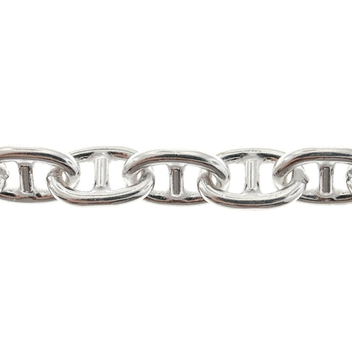 Myron Toback Inc. Sterling Silver 13.5MM Anchor Chain