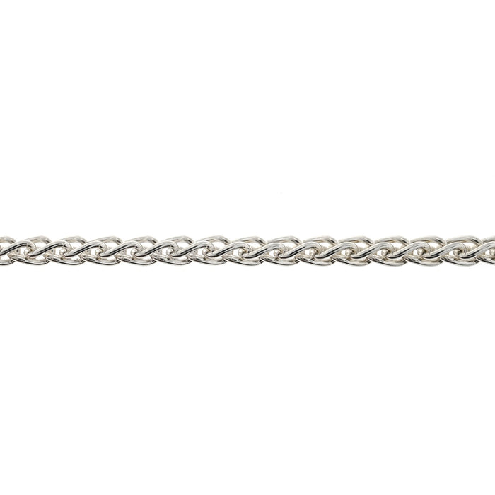 Sterling Silver 2.4MM Wheat Chain  Myron Toback Inc. Sterling Silver 2.4MM Wheat Chain