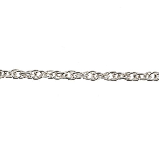 Myron Toback Inc. Sterling Silver 2.5MM Rope Chain