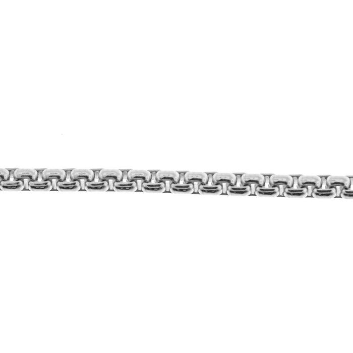Myron Toback Inc. Sterling Silver 2.6MM Venetian Chain