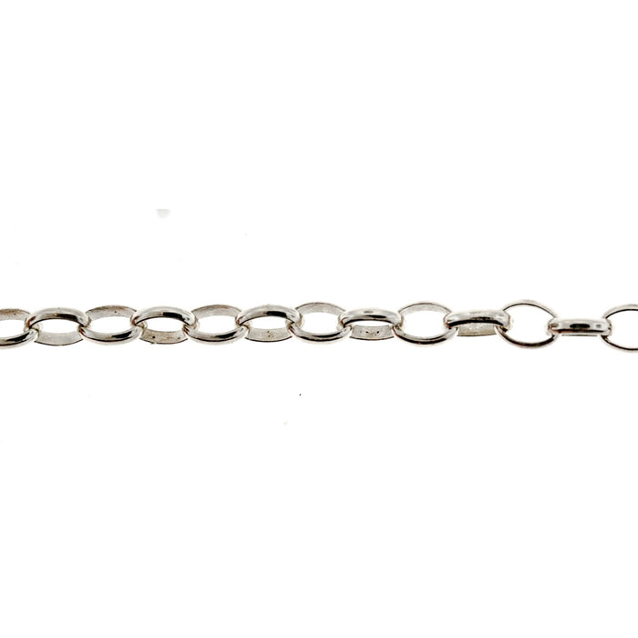 Sterling Silver 2.75MM Oval Rolo Chain  Myron Toback Inc. Sterling Silver 2.75MM Oval Rolo Chain
