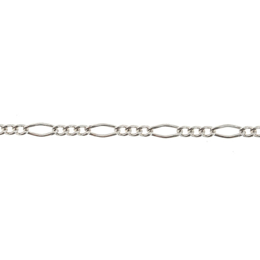 Sterling Silver 2.85MM Figaro Link Chain  Myron Toback Inc. Sterling Silver 2.85MM Figaro Link Chain