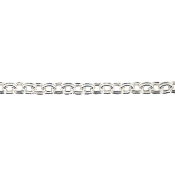 Sterling Silver 2.8MM Double Link Cable Chain  Myron Toback Inc. Sterling Silver 2.8MM Double Link Cable Chain