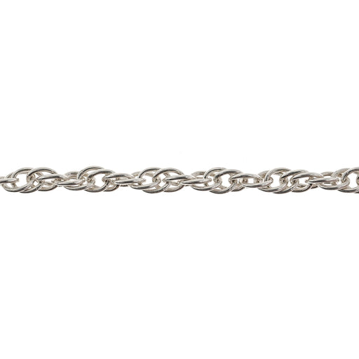 Myron Toback Inc. Sterling Silver 2.8MM Rope Chain