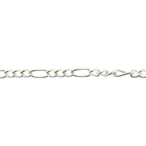 Sterling Silver 2.9MM Figaro Chain  Myron Toback Inc. Sterling Silver 2.9MM Figaro Chain