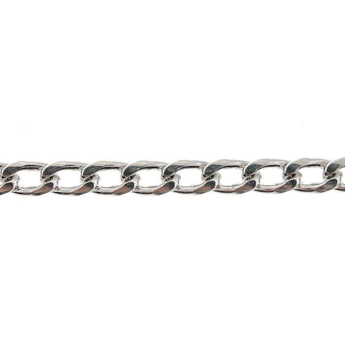 Sterling Silver 2MM Hammered Curb Chain  Myron Toback Inc. Sterling Silver 2MM Hammered Curb Chain