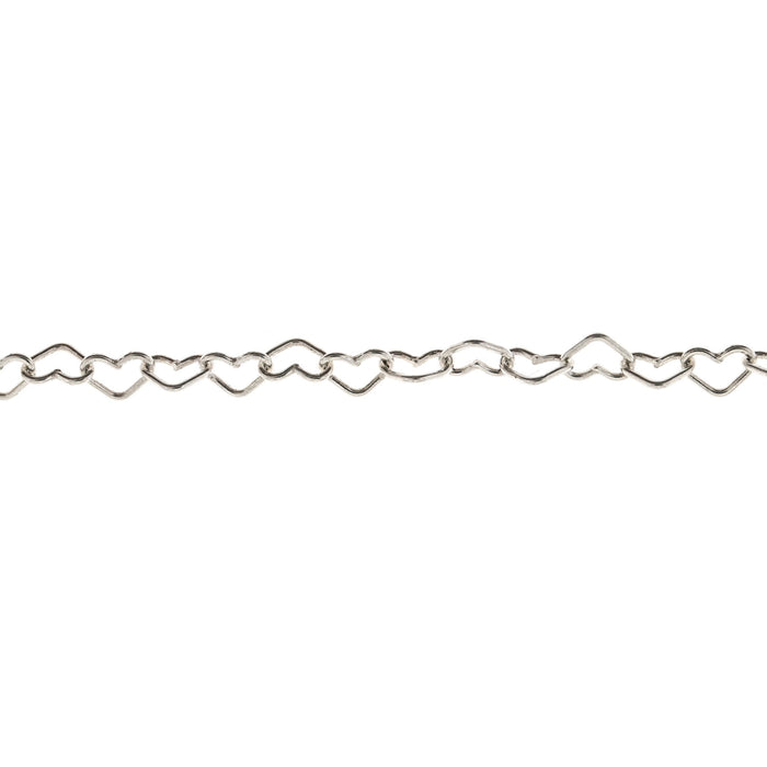 Sterling Silver 3.2MM Heart Chain  Myron Toback Inc. Sterling Silver 3.2MM Heart Chain