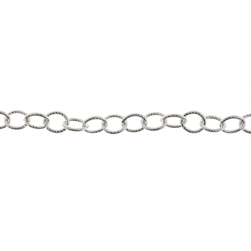 Myron Toback Inc. Sterling Silver 3.2MM Twisted Cable Chain