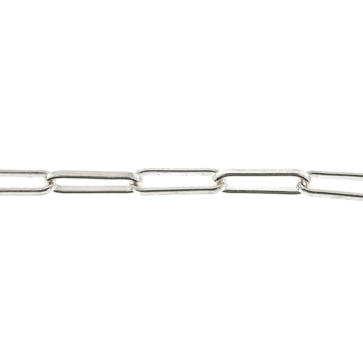 Myron Toback Inc. Sterling Silver 3.3MM Elongated Cable Chain
