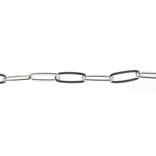Myron Toback Inc. Sterling Silver 3.3mm Paper Clip Chain