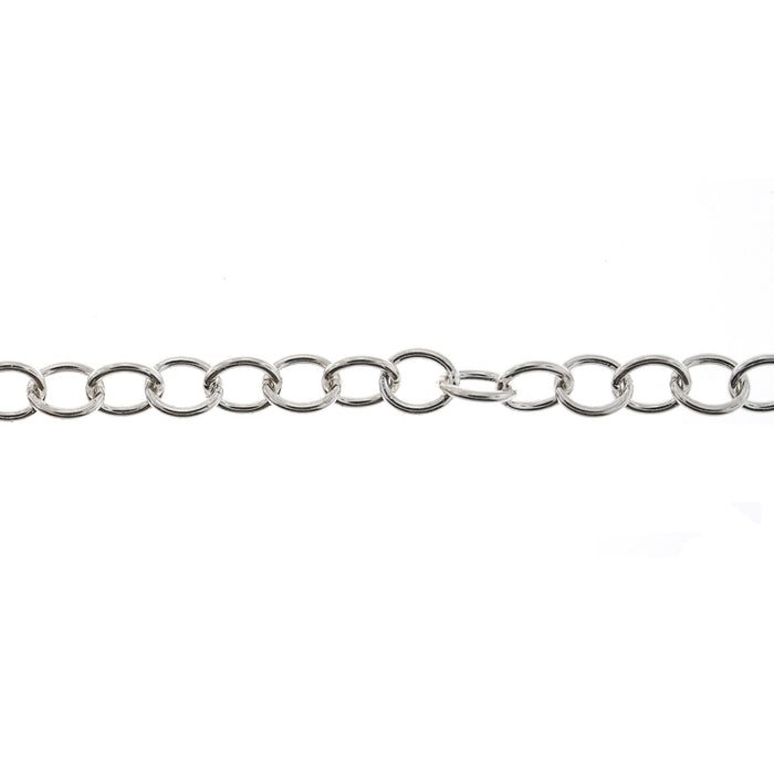 Myron Toback Inc. Sterling Silver 3.5MM Cable Chain