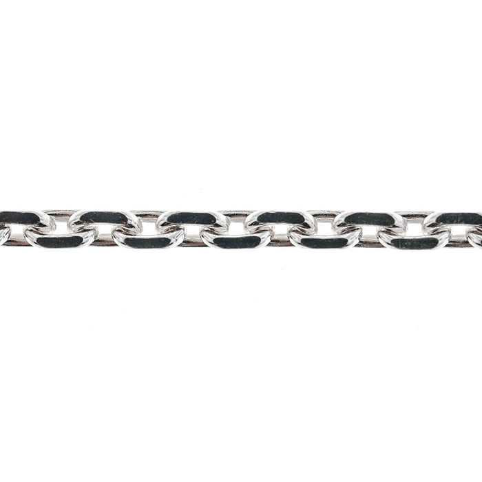 Sterling Silver 3.8MM Fancy Link Chain  Myron Toback Inc. Sterling Silver 3.8MM Fancy Link Chain