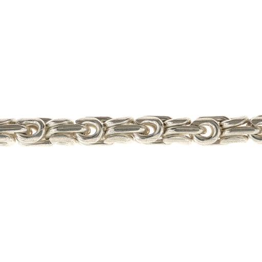 Sterling Silver 3MM Byzantine Chain  Myron Toback Inc. Sterling Silver 3MM Byzantine Chain