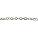 Sterling Silver 3MM Elongated Cable Chain  Myron Toback Inc. Sterling Silver 3MM Elongated Cable Chain