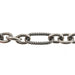 Sterling Silver 4.3MM 3&1 Cable Chain  Myron Toback Inc. Sterling Silver 4.3MM 3&1 Cable Chain