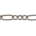 Sterling Silver 4.3MM Figaro Cable Chain  Myron Toback Inc. Sterling Silver 4.3MM Figaro Cable Chain