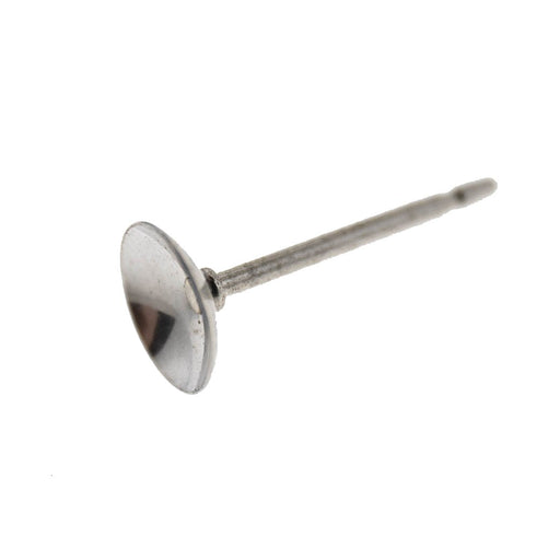 Myron Toback Inc. Sterling Silver 4MM Cup Post with Peg