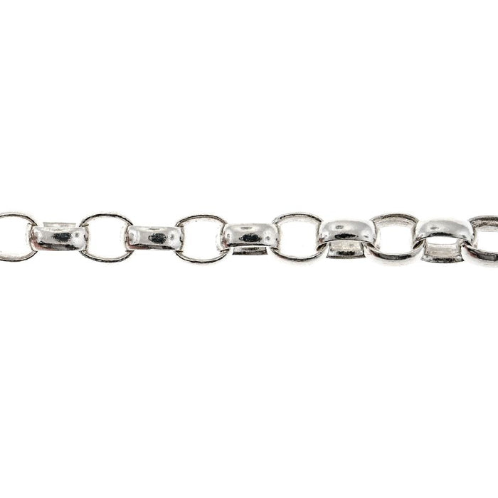 Sterling Silver 4MM Rolo Chain  Myron Toback Inc. Sterling Silver 4MM Rolo Chain