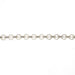 Sterling Silver 4MM Round Fancy Link Chain  Myron Toback Inc. Sterling Silver 4MM Round Fancy Link Chain