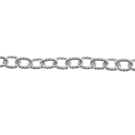 Sterling Silver 4MM Twisted Cable Chain  Myron Toback Inc. Sterling Silver 4MM Twisted Cable Chain
