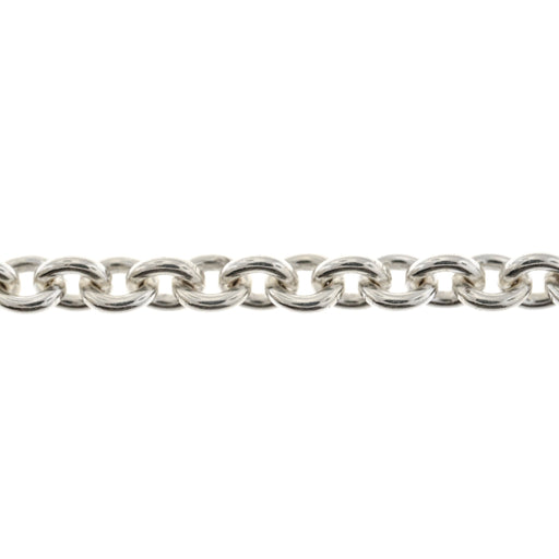 Sterling Silver 5.2MM Cable Chain  Myron Toback Inc. Sterling Silver 5.2MM Cable Chain