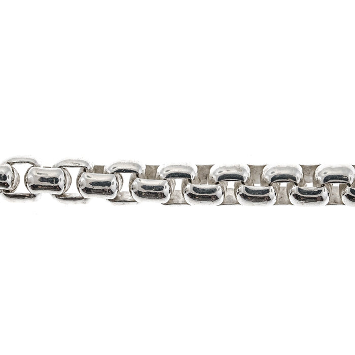 Sterling Silver 5.3MM Rounded Venetian Chain  Myron Toback Inc. Sterling Silver 5.3MM Rounded Venetian Chain
