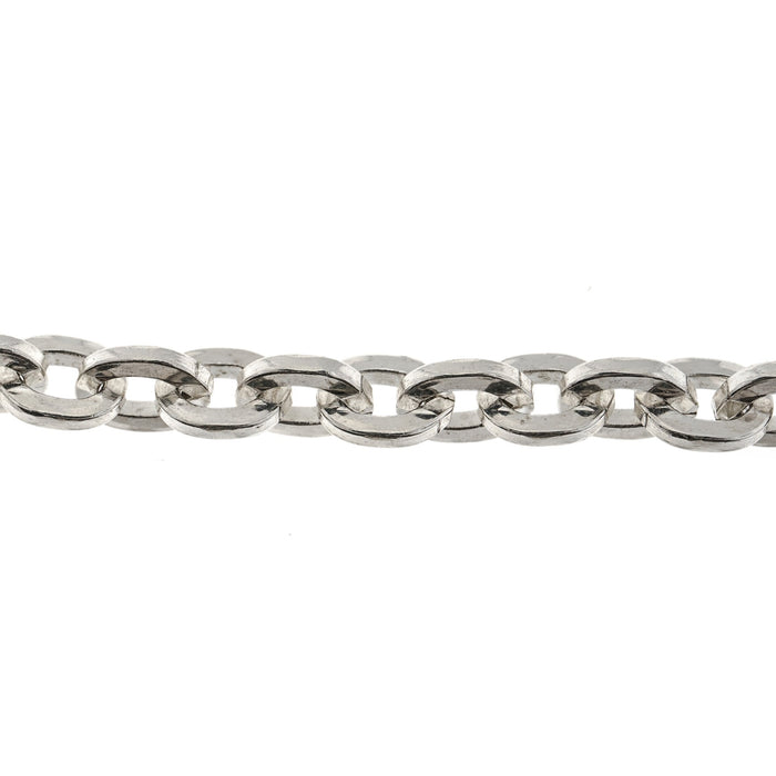 Sterling Silver 5.5MM Square Cable Chain  Myron Toback Inc. Sterling Silver 5.5MM Square Cable Chain