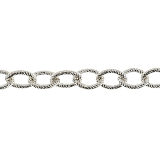 Sterling Silver 5.7MM Twisted Cable Chain  Myron Toback Inc. Sterling Silver 5.7MM Twisted Cable Chain