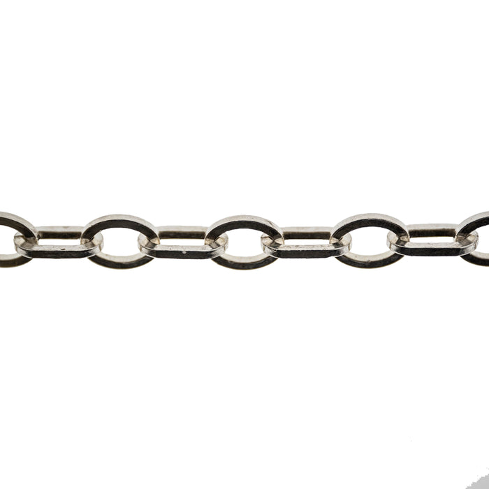 Myron Toback Inc. Sterling Silver 5.8MM Cable Chain