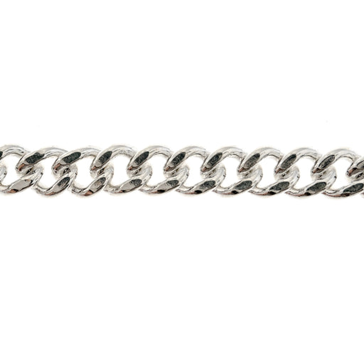 Myron Toback Inc. Sterling Silver 5.8MM Flat Curb Chain