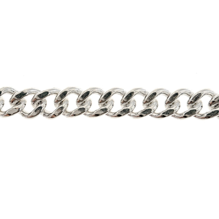 Sterling Silver 5.8MM Flat Curb Chain  Myron Toback Inc. Sterling Silver 5.8MM Flat Curb Chain