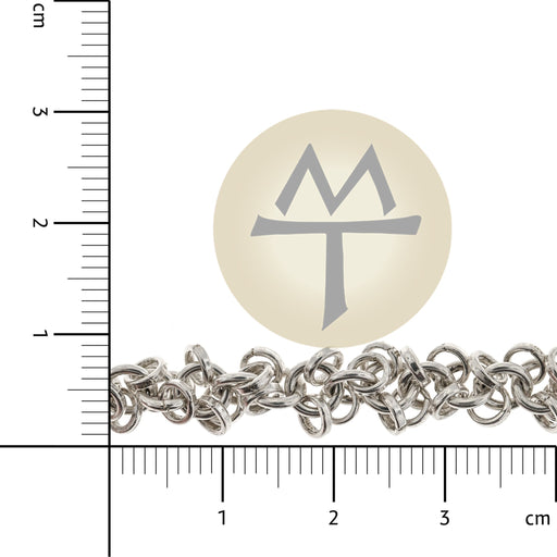 Sterling Silver 5MM Ring Chain  Myron Toback Inc. Sterling Silver 5MM Ring Chain