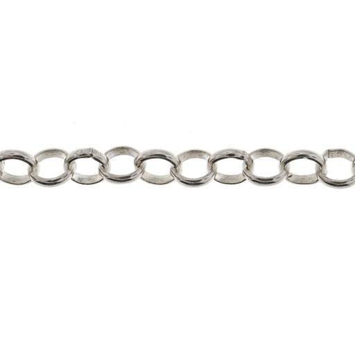 Sterling Silver 5MM Rolo Chain  Myron Toback Inc. Sterling Silver 5MM Rolo Chain