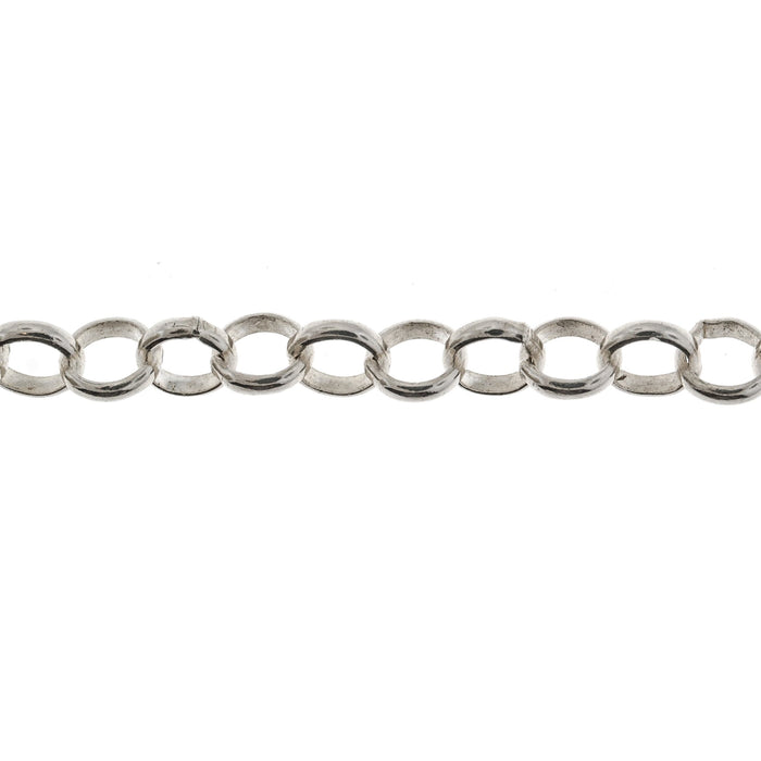 Myron Toback Inc. Sterling Silver 5MM Rolo Chain