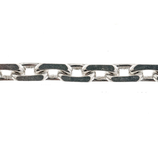 Sterling Silver 6.1MM Drawn Cable Chain  Myron Toback Inc. Sterling Silver 6.1MM Drawn Cable Chain