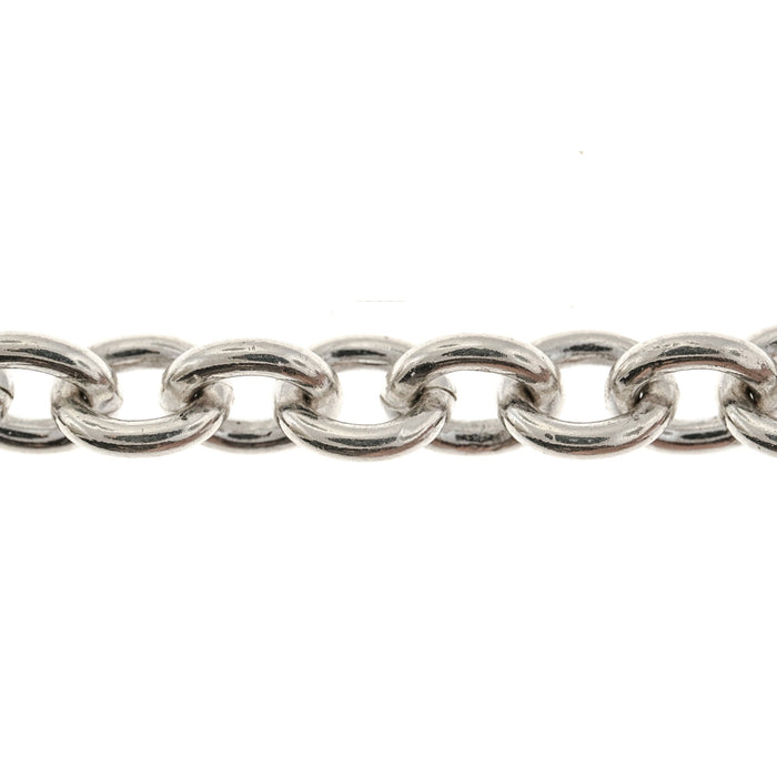 Sterling Silver 7.9MM Cable Chain  Myron Toback Inc. Sterling Silver 7.9MM Cable Chain