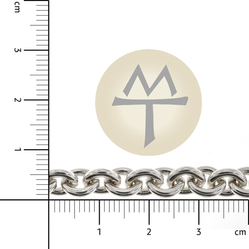 Sterling Silver 7MM Large Cable Chain  Myron Toback Inc. Sterling Silver 7MM Large Cable Chain