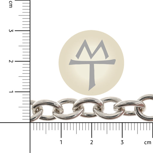 Sterling Silver 8.7MM Cable Chain  Myron Toback Inc. Sterling Silver 8.7MM Cable Chain